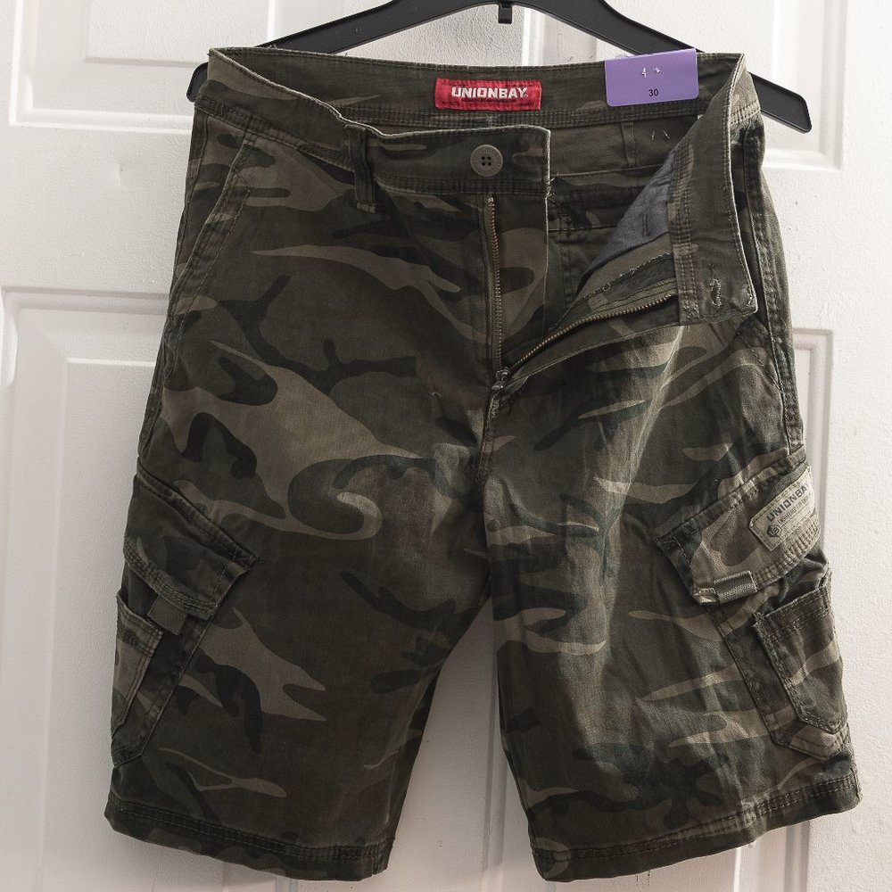 Green camo Unionbay‎ Men’s Cargo Short